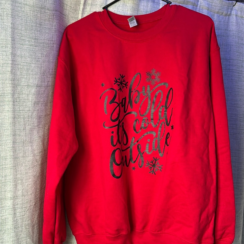 Winter time Crewneck sweater